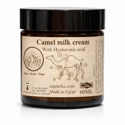 Camel milk cream with Hyaluronic acid