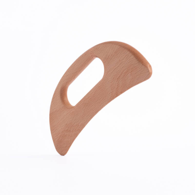 Скребок гуаша для лимфодренажного массажа лица и тела