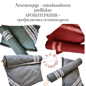 Orthopedic Herbal Pillow with Roller