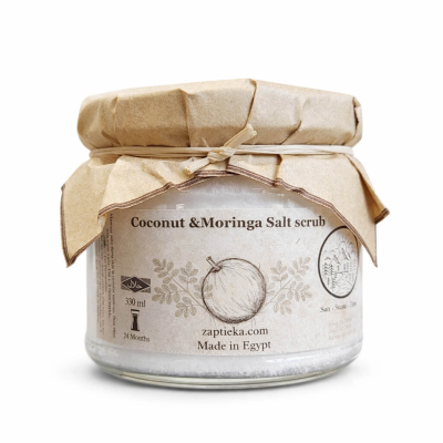 Coconut & Moringa Salt scrub