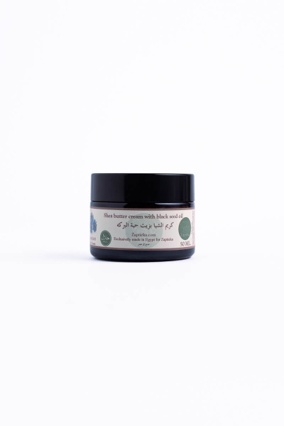 Krēms ar šī sviestu un melno ķimeņu eļļu "Shea butter cream with Black seed oil"