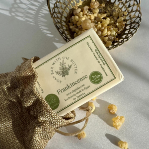 Мыло из натуральных масел с эфирным маслом ладана для лица и тела