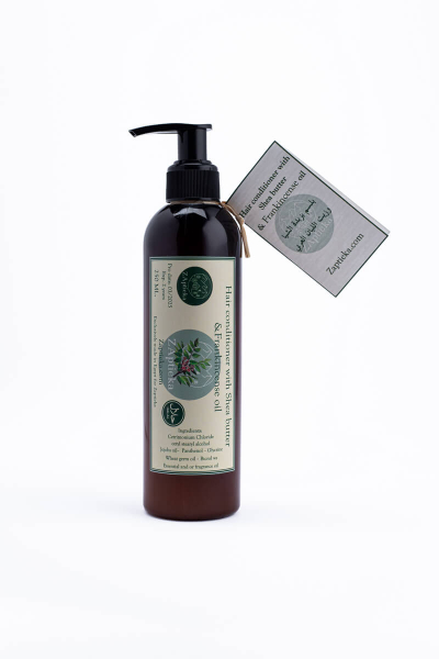 Кондиционер с маслом ши и эфирным маслом ладана для объема и сияния для всех типов волос "Hair conditioner with Shea butter & Frankincense Essential Oil"