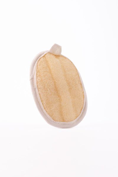 Dabīga divpusēja lufas/kokvilnas mazgāšanas lupatiņa