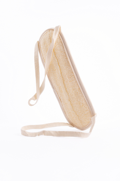 Dabīga divpusēja lufas/sizala ķermeņa mazgāšanas lupatiņa